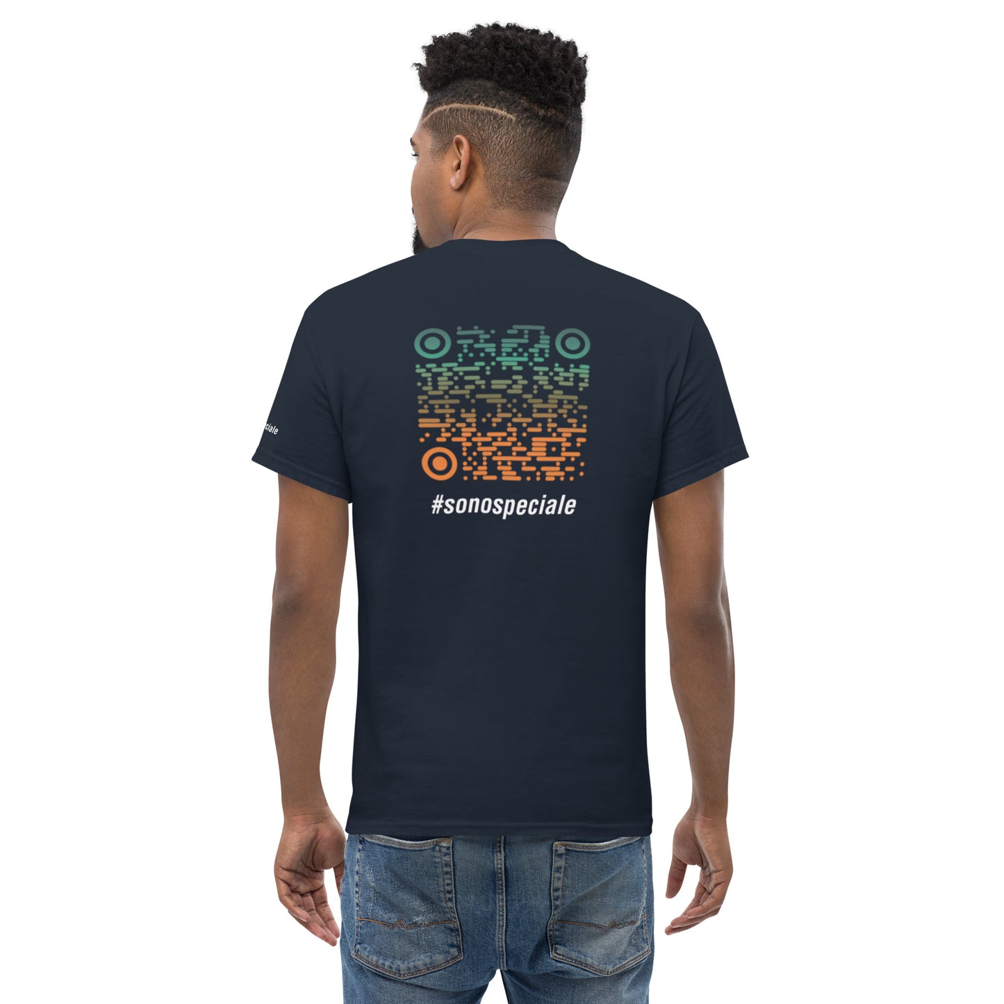 T-shirt unisex "#sonospeciale" (navy)