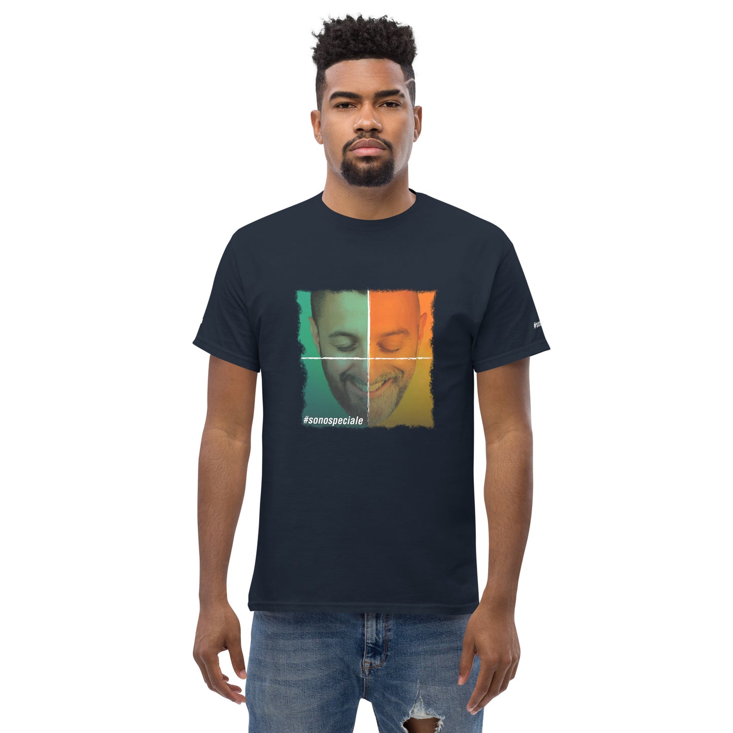 T-shirt unisex "Sono speciale" - Kantiere Kairòs (navy)