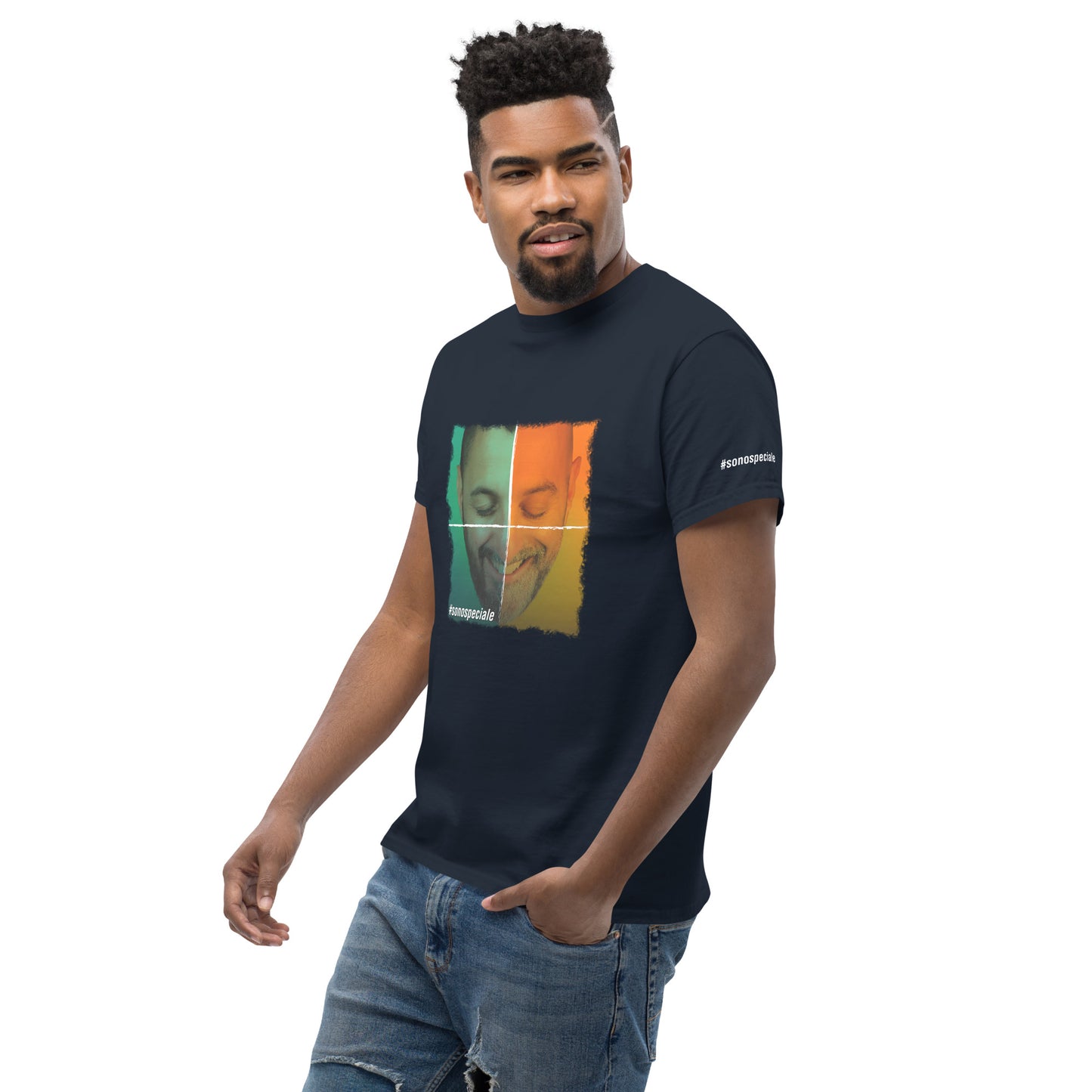 T-shirt unisex "Sono speciale" - Kantiere Kairòs (navy)