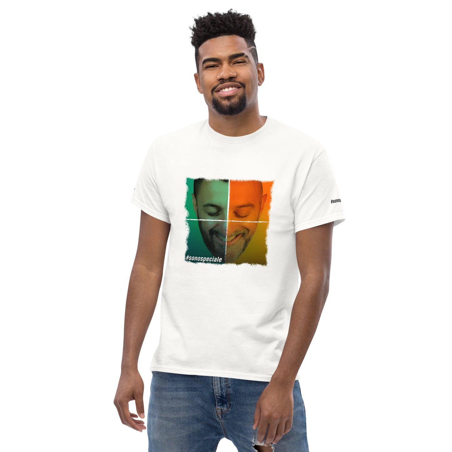 T-shirt unisex "Sono speciale" - Kantiere Kairòs (bianca)