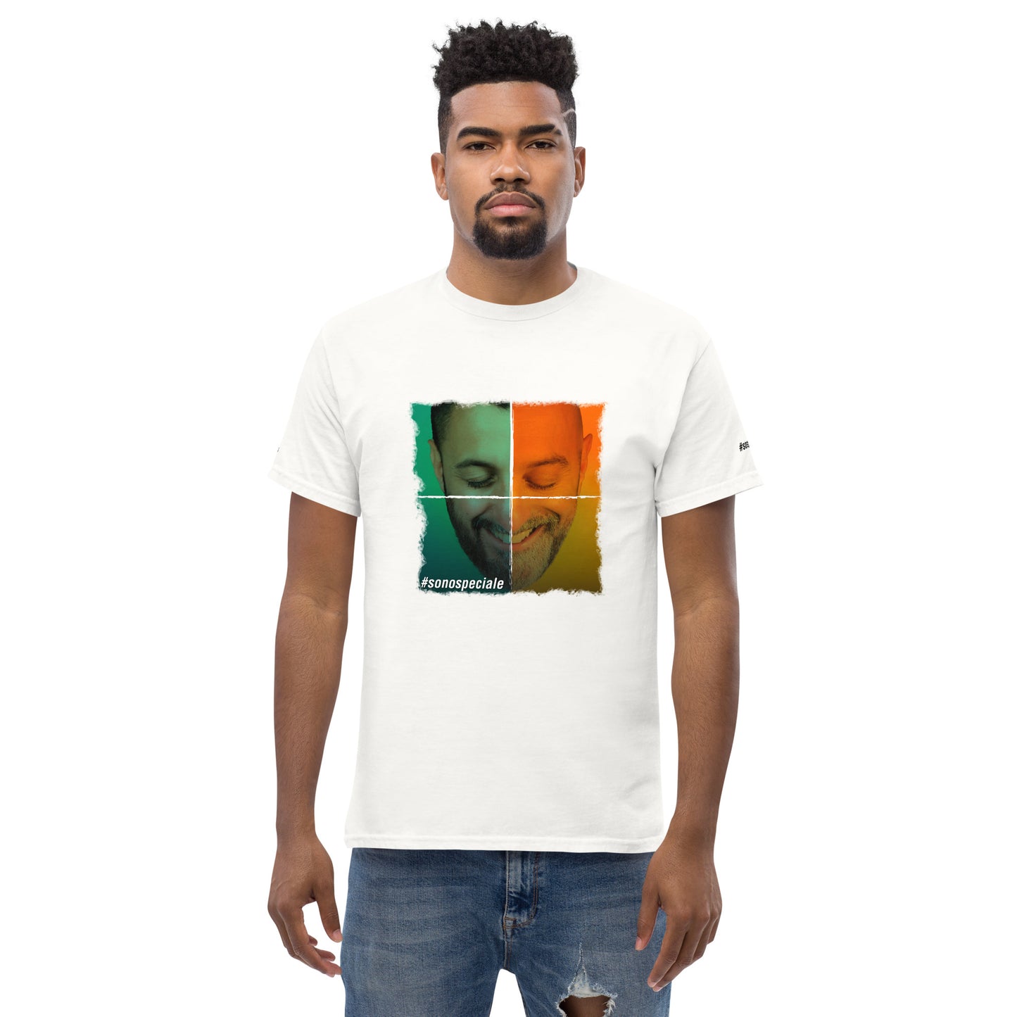 T-shirt unisex "Sono speciale" - Kantiere Kairòs (bianca)