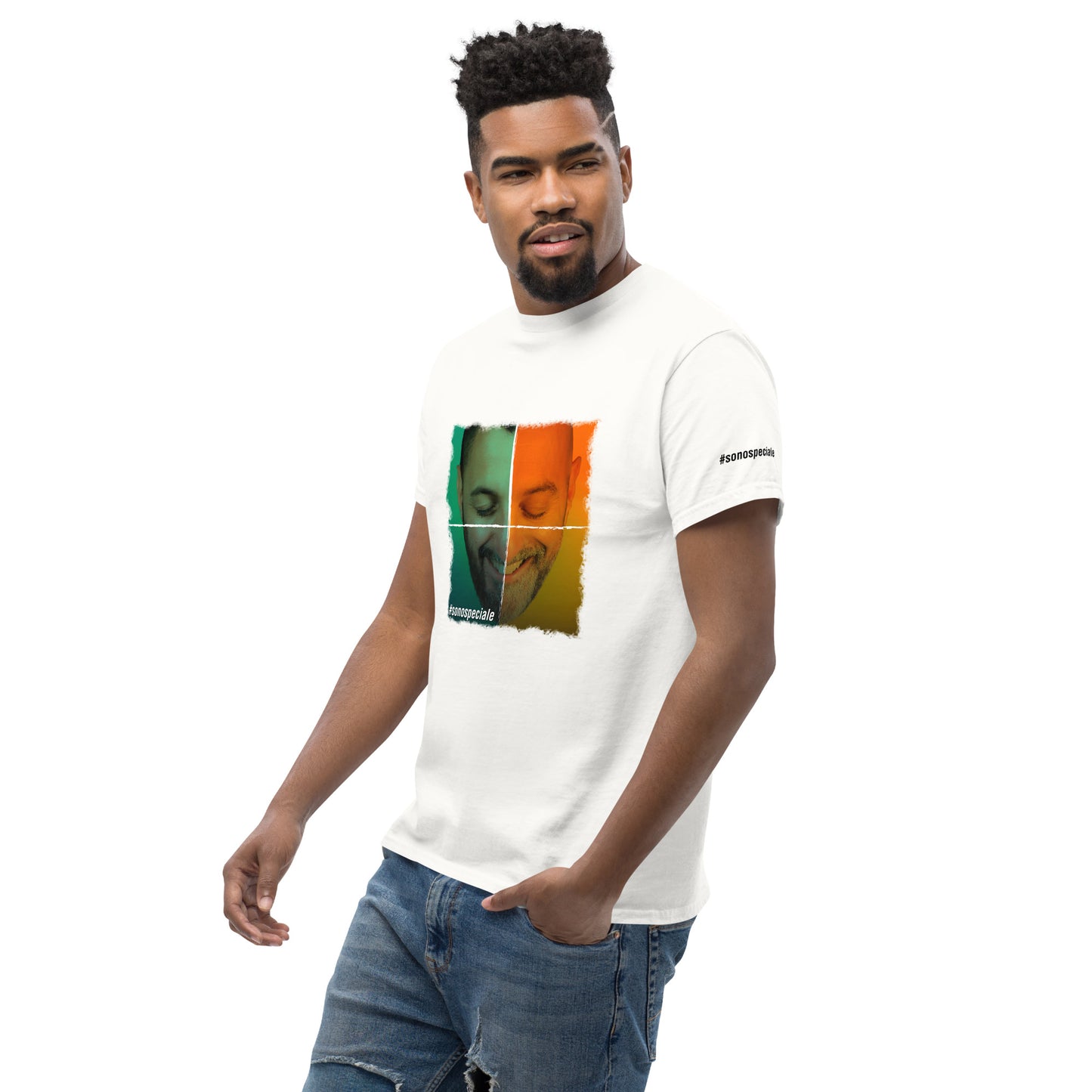 T-shirt unisex "Sono speciale" - Kantiere Kairòs (bianca)