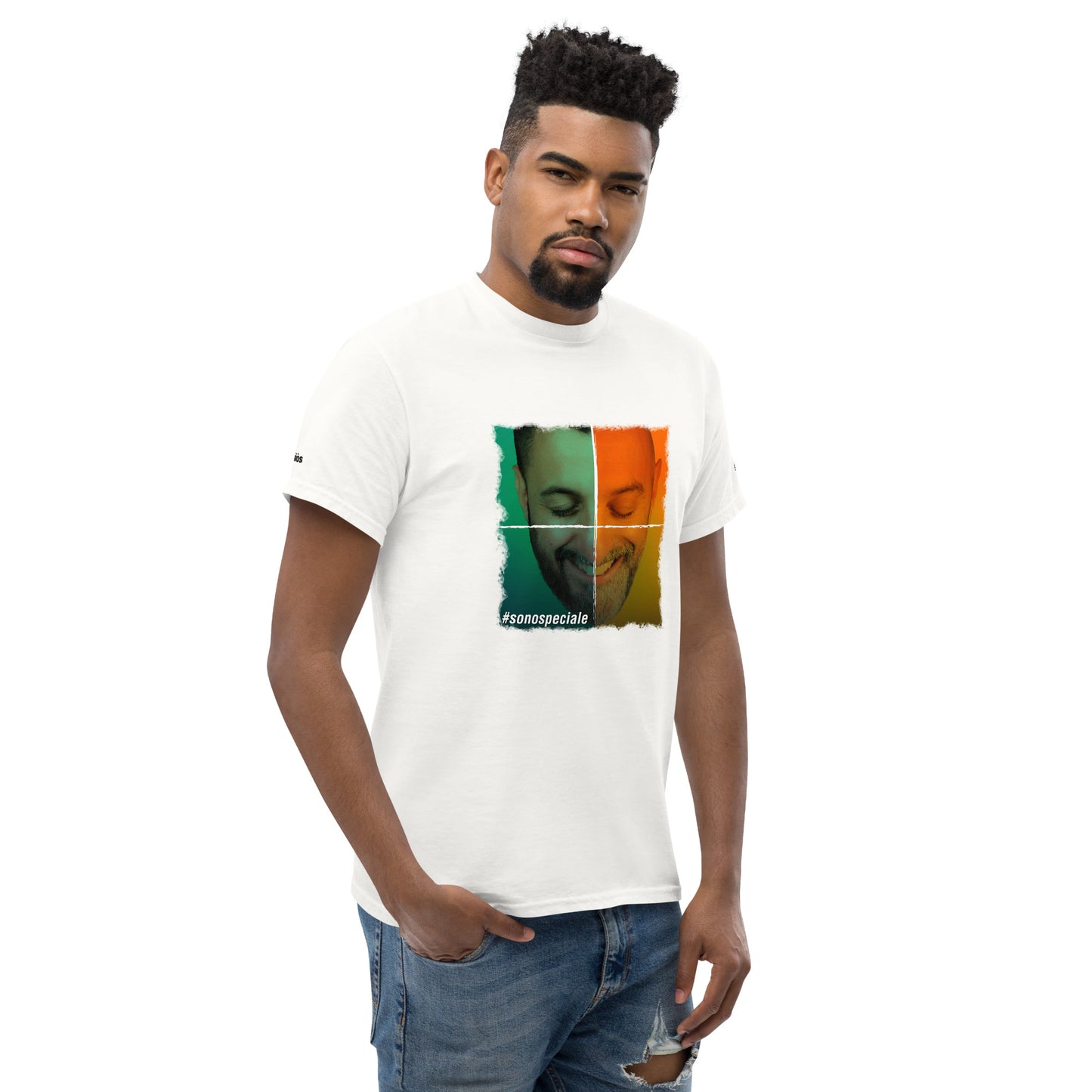 T-shirt unisex "Sono speciale" - Kantiere Kairòs (bianca)