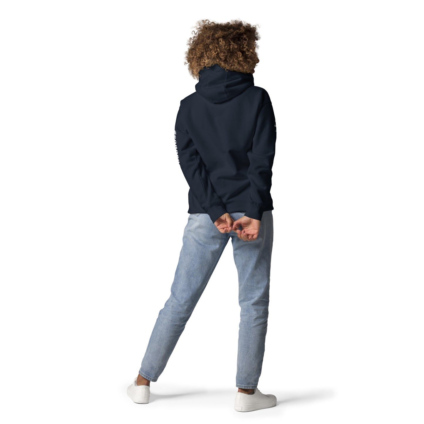 Felpa con cappuccio unisex "Sono speciale" - Kantiere Kairòs (Navy)