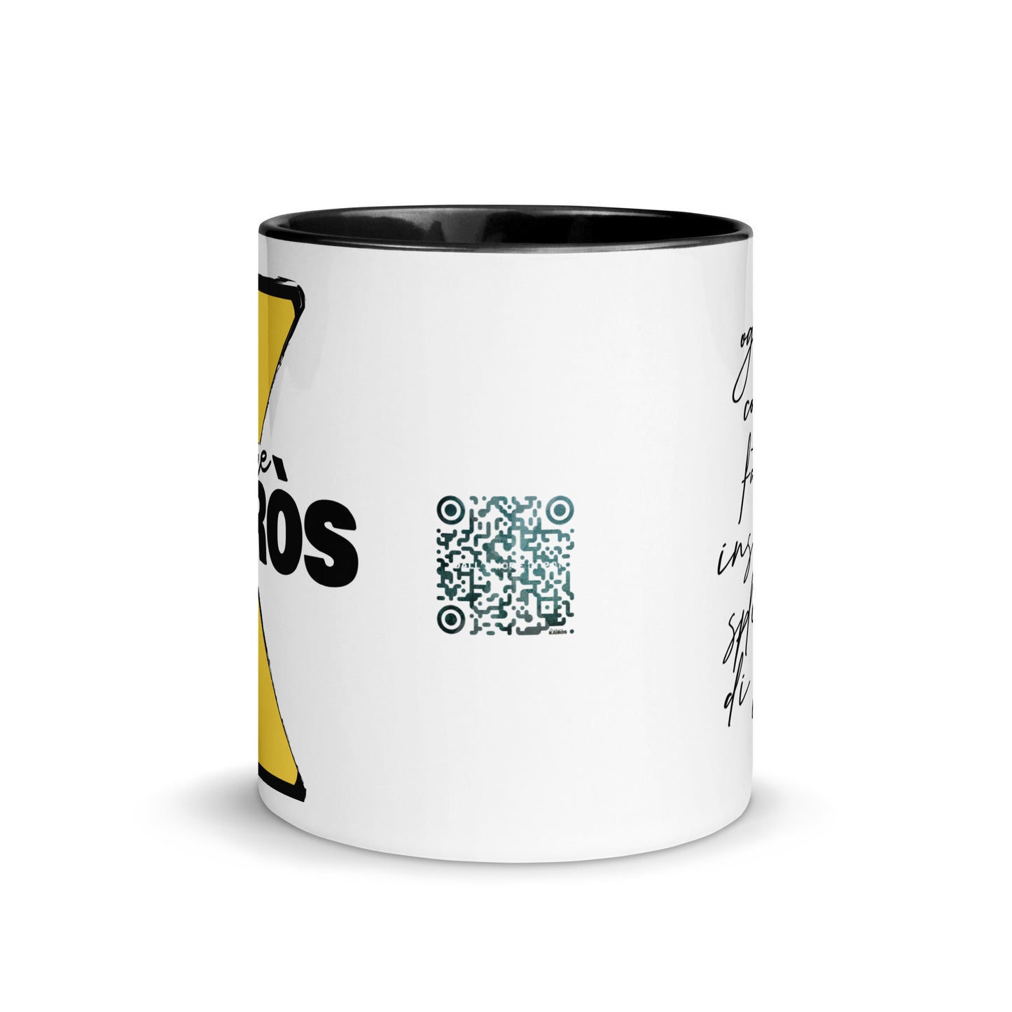 Tazza con interno colorato "Dall'amore in poi" - Kantiere Kairòs (2 colori)
