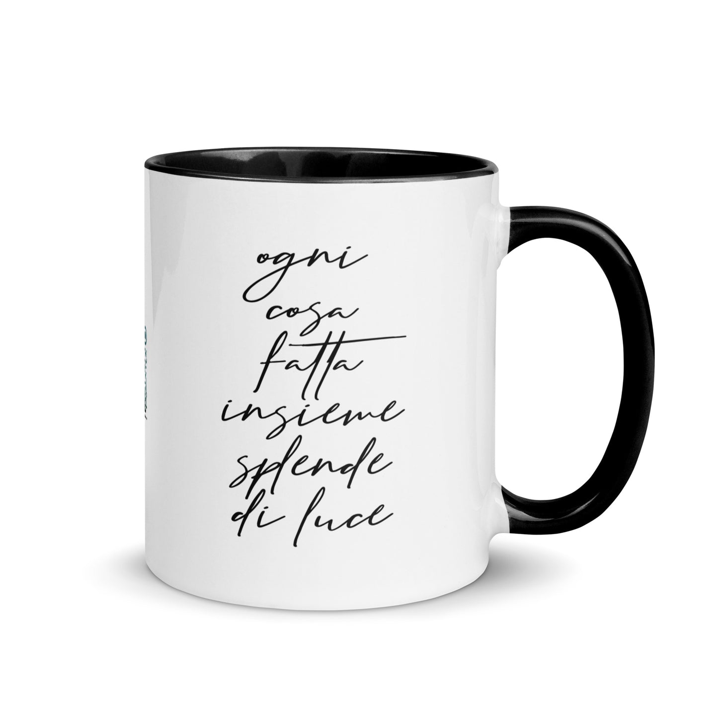 Tazza con interno colorato "Dall'amore in poi" - Kantiere Kairòs (2 colori)