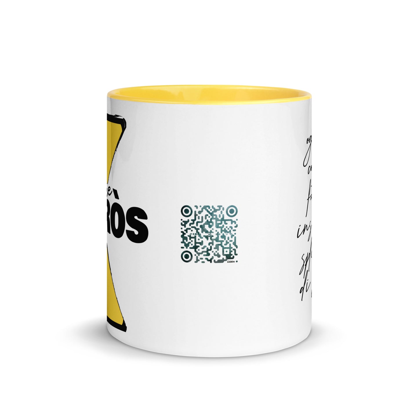 Tazza con interno colorato "Dall'amore in poi" - Kantiere Kairòs (2 colori)
